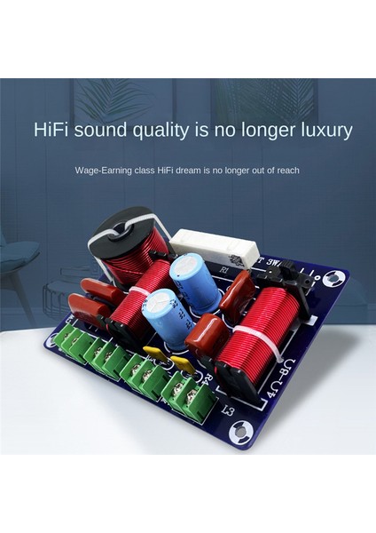 3 Yol Hıfı Hoparlör Frekans Bölücü Hifi Crossover Filtre Dağıtıcı Dıy Ktv Araç Aracı Ses Woofer Hoparlör Filtresi (Yurt Dışından) fiyatları