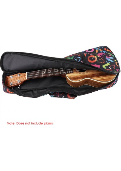 21 Inç Taşınabilir Ukulele Çantası 10MM Sünger Yumuşak Kasa Konseri Ukulele Mini Gitar Su Geçirmez Sırt Çantası, Çok Renkli C (Yurt Dışından) fırsatları
