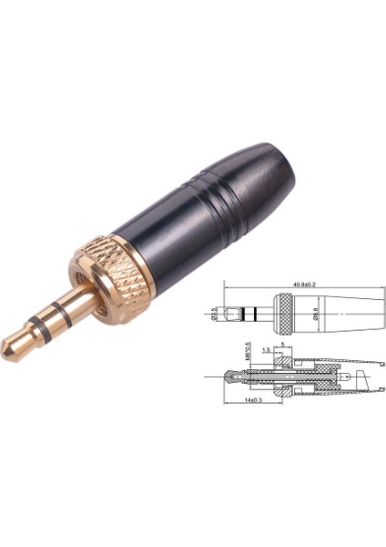 5pcs Lavalier Yaka Mikrofonu M6 Dahili Dişli Dahili Iplik Kablosu ile 3,5 mm Ses Fişi-Sony For-Sennheiser (Yurt Dışından) indirimleri