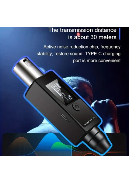 Uhf Kablosuz Mikrofon Verici Alıcı Xlr Mikrofon Kablosuz Sistem 48V Kapasitif Mikrofon Için Uygun (Yurt Dışından) fırsatları