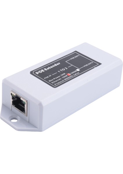 Nvr Ip Kamera Için 1 Ila 2 Bağlantı Noktalı Poe Extender 100MBPS Ieee 802.3AF/STANDART 48V&#39;DE Poe Aralığı Için 100 Metreyi Uzatın (Yurt Dışından) modelleri