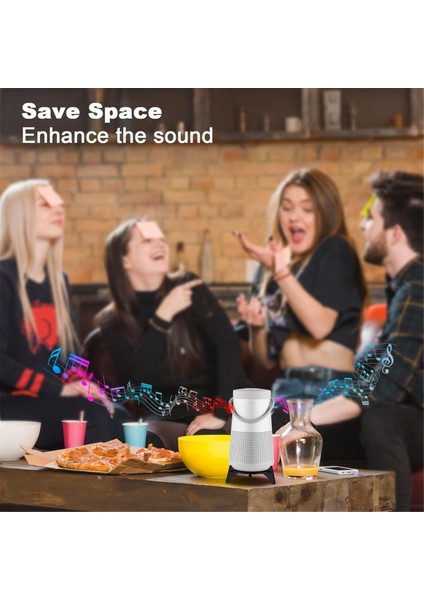 Txesign Masaüstü Stand Bose Soundlink Revolve+ Taşınabilir Bluetooth Hoparlör, Akrilik Tablo Hoparlör Stand Masa Ekran Standı, B (Yurt Dışından) fiyatları