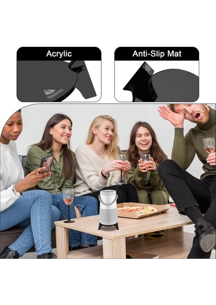 Txesign Masaüstü Stand Bose Soundlink Revolve+ Taşınabilir Bluetooth Hoparlör, Akrilik Tablo Hoparlör Stand Masa Ekran Standı, B (Yurt Dışından) modelleri