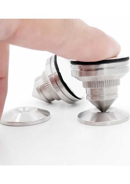 4 Pcs 28X25MM Hoparlörler Ayak Ayak Padü Saf Bakır Hoparlör Kutusu Çiviler Koni Zemin Ayak Tırnak Gümüş (Yurt Dışından) modelleri