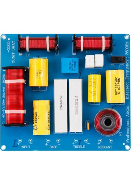 Ktv Stage Profesyonel Hoparlör Crossover Üçlü Crossover Crossover Yüksek Orta Düşük Crossover Crossover Modülü, B (Yurt Dışından)