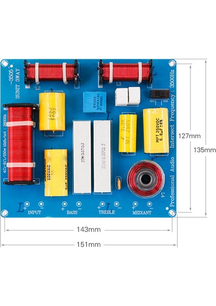 Ktv Stage Profesyonel Hoparlör Crossover Üçlü Crossover Crossover Yüksek Orta Düşük Crossover Crossover Modülü, B (Yurt Dışından) fiyatları