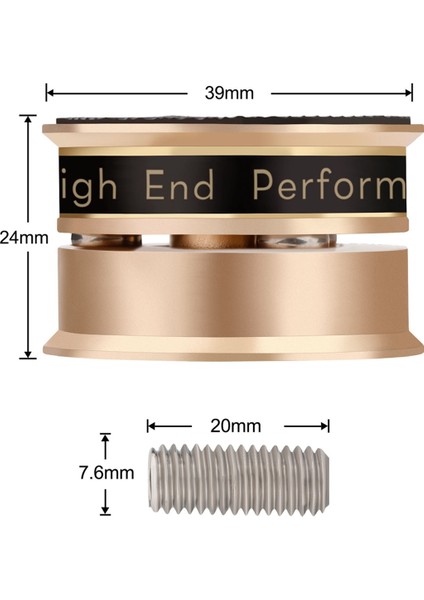 Hıfı Audio Hoparlör Stand Ayak Pad Anti-Şok Anti-Abmer Başak Izolasyon Preamp Hoparlör Vinil Kayıt Oynatıcı Siyah (Yurt Dışından) fırsatları
