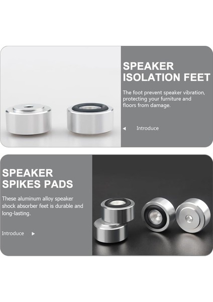 Subwoofer Hoparlör Pad Için Amplifikatör Ayakları Için Hoparlör Emici Şok Ayak Pad Subwoofer Pad Turntable Base Pad Hıfı Asoy (Yurt Dışından) modelleri