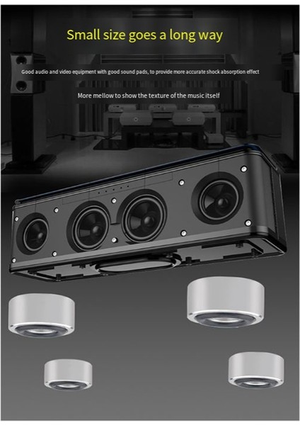 Subwoofer Hoparlör Pad Için Amplifikatör Ayakları Için Hoparlör Emici Şok Ayak Pad Subwoofer Pad Turntable Base Pad Hıfı Asoy (Yurt Dışından) indirimleri