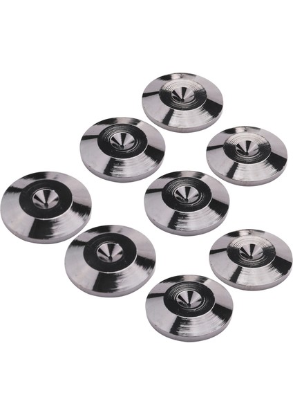 8pcs Metal Şok Geçirmez Ayak Çivi Pedleri Hoparlörler Için Paspaslar CD Çelikler Turntable Amplifikatörü Dac Kaydedici Ayak Pad (Yurt Dışından) fiyatları