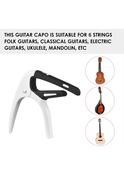 Akustik Gitar Capo Profesyonel Gitar Tonu Değiştirici Akustik Gitar Için Gitar Seçimi Ukulele Mandolin A (Yurt Dışından) modelleri