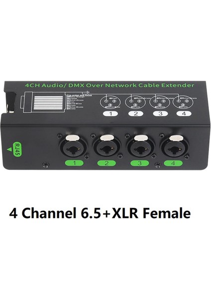 1pair 4 Kanal 6.5 + 3 Pimli Xlr Ses/dmx Ağ Kablosu Genişletici DMX512 Ağ Sinyali Genişletici 1 Erkek + 1 Kadın (Yurt Dışından) indirimleri