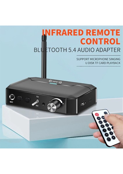 2 Bluetooth 5.3 Ses Verici Alıcı Desteği Nfc USB Kablosuz Adaptör Aux/rca/tf/koaksiyel/6.5mm Arayüz (Yurt Dışından) indirimleri