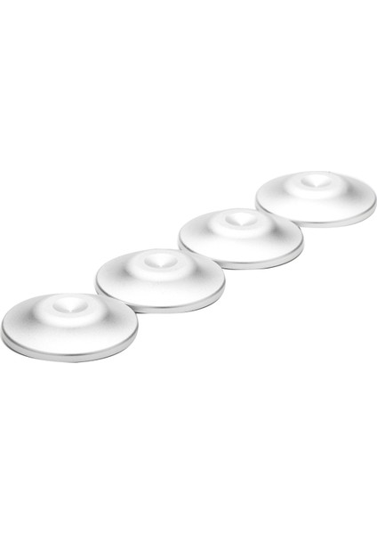 4pcs Amplifikatör Hoparlör Ayakları Sivri Uçlar Yedek Hoparlör Amplifikatör Kayıt Cihazı Ayakları Gümüş (Yurt Dışından)