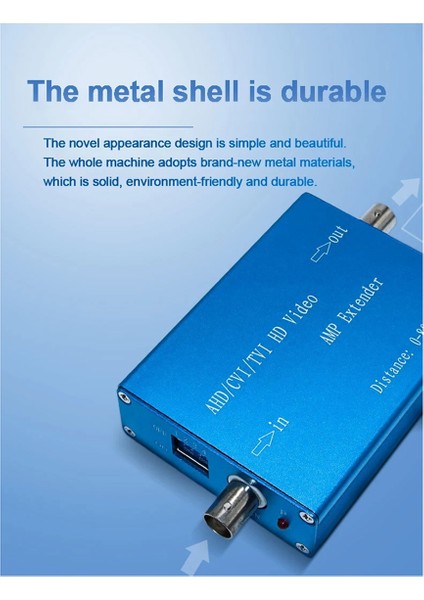 Koaksiyel Kablo Ahd/tvı/cvı/cvbs 1080P Video Amplifikatörü Cctv Kamera Sistemi Hd Sinyal Şanzımanı 800M (Yurt Dışından) indirimleri