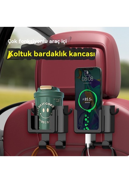 Araba Çok Fonksiyonlu Sandalye Arkası Su Bardak Tutucu Kanca Tutucu (Yurt Dışından) modelleri