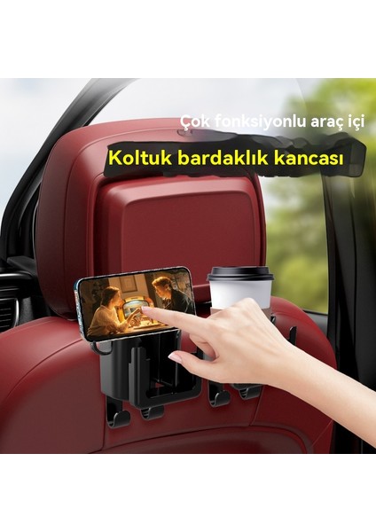 Araba Çok Fonksiyonlu Sandalye Arkası Su Bardak Tutucu Kanca Tutucu (Yurt Dışından) fırsatları