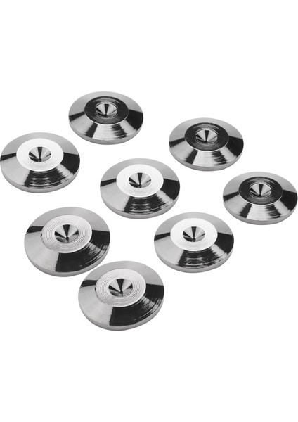 8pcs Metal Şok Geçirmez Ayak Çivi Pedleri Hoparlörler Için Paspaslar CD Çelikler Turntable Amplifikatörü Dac Kaydedici Ayak Pad (Yurt Dışından) fırsatları