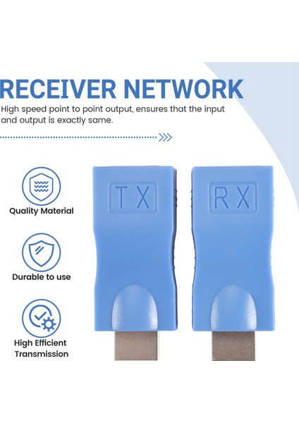 HDMI - RJ45 Ağı HDMI Tekrarlayıcı 2 Pcs HDMI Extender Verici ve Alıcı Ağı (Yurt Dışından) indirimleri