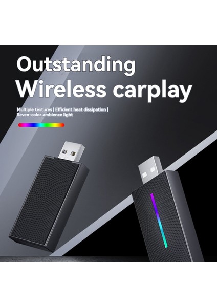 2&#39;den 1 Kablosuz Carplay Adaptörü Android Auto Aı Kutusu Kablosuz Carpay Için Kablosuz Carpay&#39;a Kablolu Carplay Kutusu (Yurt Dışından) fiyatları