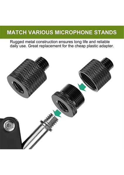 8 Pcs Mikrofon Iplik Adaptör Seti 5/8 Dişi Ila 3/8 Erkek ve 3/8 Dişi Ila 5/8 Erkek Vidalı Adaptör Diş (Yurt Dışından) fırsatları