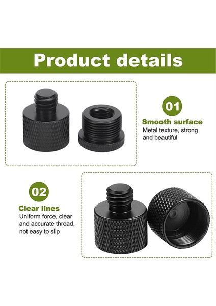 8 Pcs Mikrofon Iplik Adaptör Seti 5/8 Dişi Ila 3/8 Erkek ve 3/8 Dişi Ila 5/8 Erkek Vidalı Adaptör Diş (Yurt Dışından) indirimleri