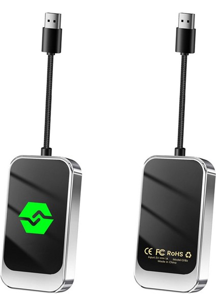 2 Arada Kablosuz Carplay Android Otomatik Adaptör USB Kablosuz Araç Adaptörü Kablolu Android Auto&#39;yu Kablosuz&#39;a Dönüştürün (Yurt Dışından) fiyatları