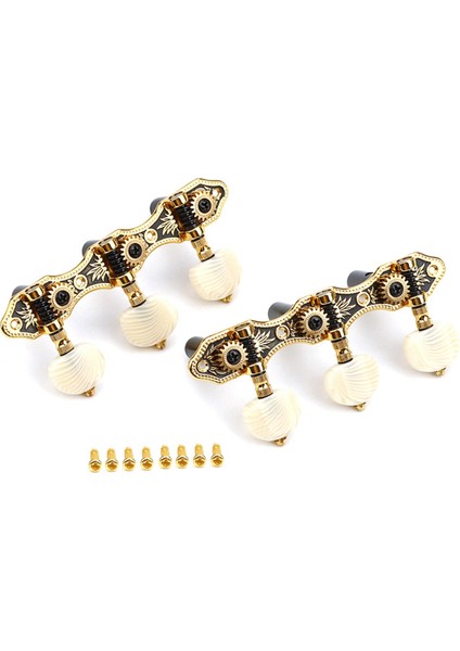 2pcs Gitar String Tuner Klasik Gitar 3 String Tuning Pegs Setleri 3left 3rıft Geatar Knobs Değiştirme (Yurt Dışından) modelleri
