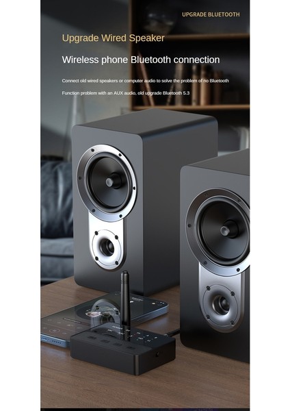 5.3 Bluetooth Ses Adaptörü Aptx/hd/ll Ses Alıcı Verici Kablosuz Hıfı Stereo Adaptör Kayıpsız Ses (Yurt Dışından) indirimleri