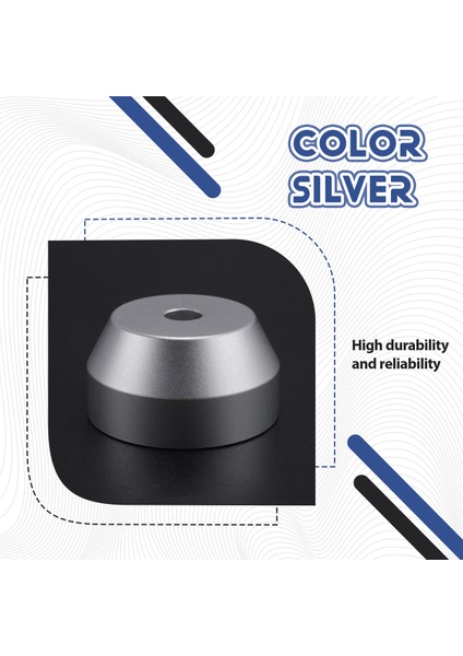 1pcs Vinil Kayıt Kubbe Adaptörü Universal 45RPM Turn Tablası Alüminyum Aksesuarları 7 Inç Ep Kayıt Vinil (Yurt Dışından) indirimleri