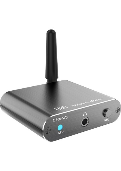 D300 Kablosuz Alıcı Aptx-Hd Bt 5.2 Hıfı Stereo Ses Adaptörü Desteği Kulaklık Tv Amplifikatörü Için Koaksiyel Optik Fiber (Yurt Dışından)