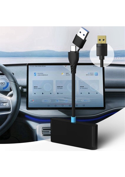 Araba Akıllı Kutu Kablosuz Otomatik Otomatik Akıllı Araba Adaptörü Kablosuz Carplay Android Otomatik Adaptör (Yurt Dışından) modelleri