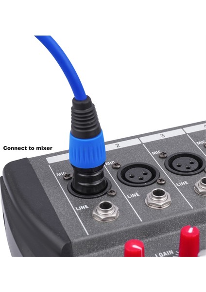 6 Paket Xlr Kabloları 3.2ft Dengeli 3 Pimli Xlr Erkek Ila Kadın Mikrofon Kablosu (Yurt Dışından) fiyatları