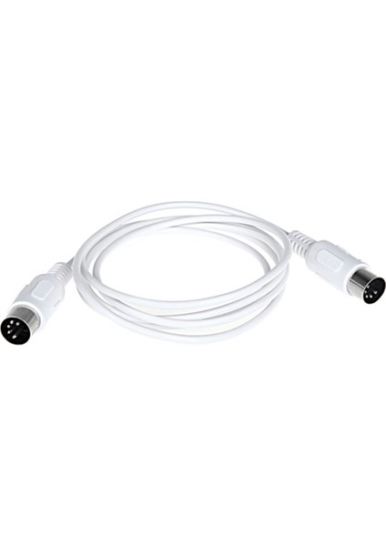 5pcs Mıdı Uzatma Kablosu 5pin Erkek - Erkek Piyano Gitar Enstrüman Pc Kablosu Için (Yurt Dışından) modelleri