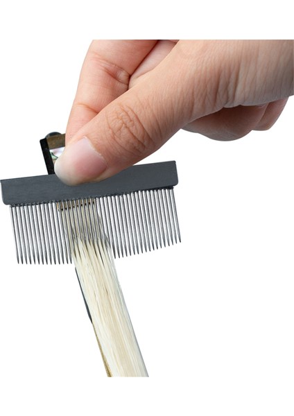 2pcs 4/4 3/4 Keman Yayını At Atı At Kuyruğu Tarak Temizleme Alet Fırçası Luthier Veya Öğrenciler Için Kullanıyor (Yurt Dışından) fırsatları