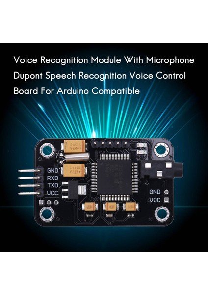 Arduino Uyumlu Mikrofon Dupont Konuşma Tanınma Ses Kontrol Kurulu ile Ses Tanıma Modülü (Yurt Dışından) modelleri