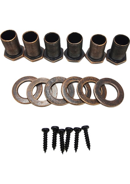 6 Pcs Gitar Tuner Gibar Tümleme Tuner Tuner Makine Knobs See Sule Gitar Düğmesi (Yurt Dışından)