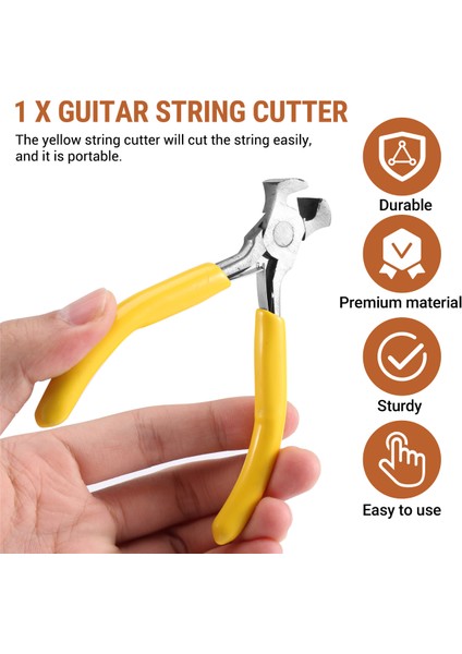 3pcs Gitar Onarma Bakım Aracı Gitar String Sinkeri, Gitar Köprüsü Pimleri Çekme Çıkartma, Guitar String Kesici Pension Tel Çekme (Yurt Dışından) indirimleri