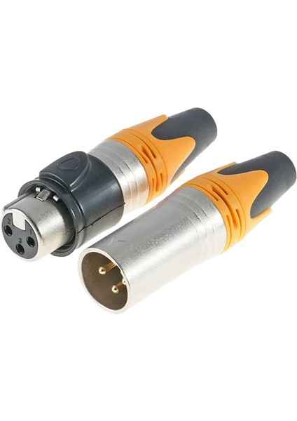 3-Yolcun Su Geçirmez Xlr Mikrofon Ses Fişi Xlr Dengeli Kafa Kadın Iplik Kabuğu, C (Yurt Dışından) fırsatları