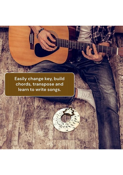3 Adet Ahşap Melodi Aracı, Melodi Müzik Tekerleği, Beşinci Çemberi Tekerlek Gitar Öğrenme Aracı, Daire Ahşap Tekerlek (Yurt Dışından) fiyatları