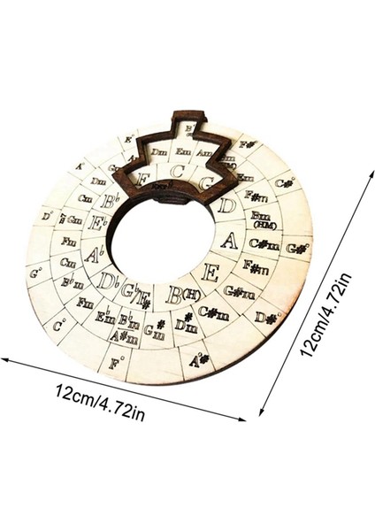 3 Adet Ahşap Melodi Aracı, Melodi Müzik Tekerleği, Beşinci Çemberi Tekerlek Gitar Öğrenme Aracı, Daire Ahşap Tekerlek (Yurt Dışından) fırsatları