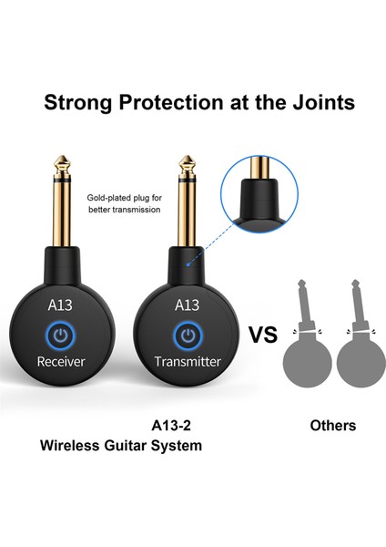 2 Arada 2,4ghz Kablosuz Gitar Sistemi 48KHZ Ses Kablosuz Gitar Verici Alıcı Elektro Gitar Bas Amplifikatörü (Yurt Dışından) fiyatları
