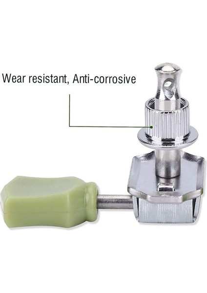 Gitar Ayar Pegs String Tuners 3r 3l Makine Kapakları String Tuning Anahtar Pegs Tuner Folk/electric Gitar Gümüş (Yurt Dışından) modelleri