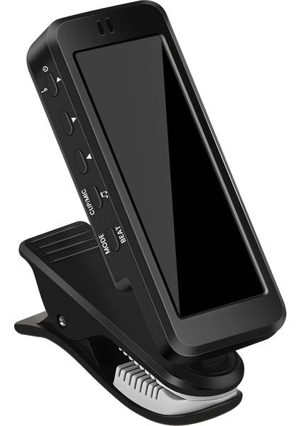 3&#39;ü 1 Gitar Tuner Büyük LCD Ekran Metronom Jeneratörü, Kromatik Gitar Bas Ukulele Keman Için Klipli (Yurt Dışından)