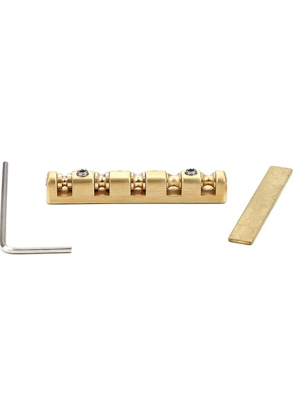 Elektro Gitar Pirinç Somun 42MM Yükseklik Ayarlanabilir Pirinç Roller Somun Gitar Somun 6 String Elektro Gitar Yedek Parçaları (Yurt Dışından) indirimleri