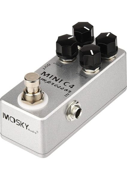 Moskyaudio Mini C4 Kompresör Gitar Etkisi Pedalı Elektro Gitar Aksesuarları Için Gerçek Baypas (Yurt Dışından) modelleri