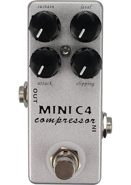 Moskyaudio Mini C4 Kompresör Gitar Etkisi Pedalı Elektro Gitar Aksesuarları Için Gerçek Baypas (Yurt Dışından) indirimleri