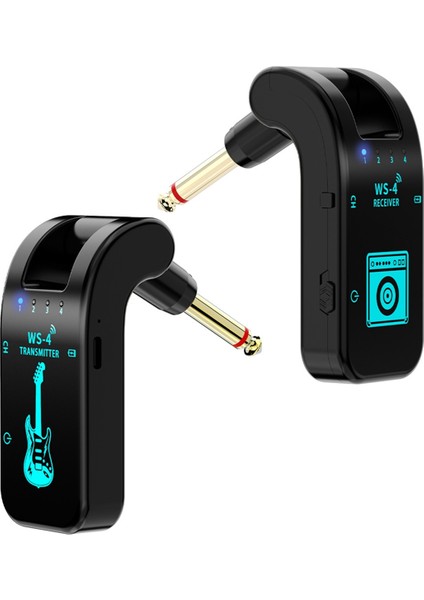 Yeni 2.4g Guitar Kablosuz Alıcı -Veren Elektrikli Blow Piles Ses Iletim Alıcı -Iletici 8 Kanal Süre 10 Saat A (Yurt Dışından) fırsatları