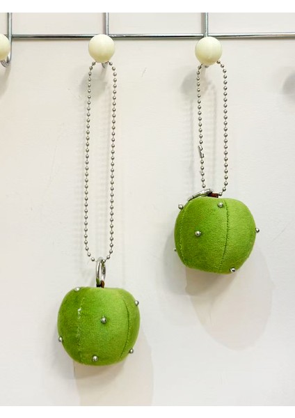 Noel Yeşil Elma Anahtarlık Çanta Kolye (Yurt Dışından) indirimleri