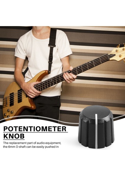 20PCS 15X13.5MM Plastik Potansiyometre Döner Düğme 6 mm Çap D Tipi Mili Gitar Hacmi Düğmesi. (Yurt Dışından) modelleri